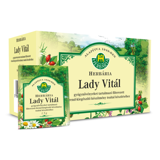 Herbária Lady Vitál teakeverék 20 db Herbária Lady Vitál teakeverék 20 db