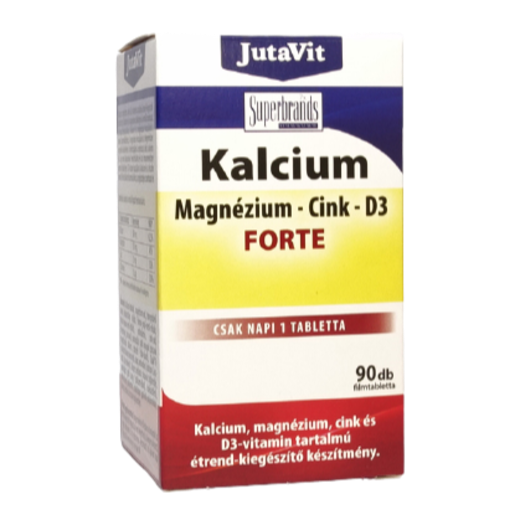 Jutavit Kalcium+Magnézium+Cink+D3 vitamin 90 db