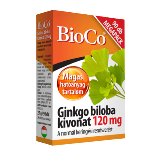 Bioco ginkgo biloba kivonat 120 mg 90 db