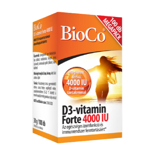 Bioco D3-vitamin forte 4000NE 100 db