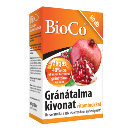 Bioco gránátalma kivonat vitaminokkal 80 db