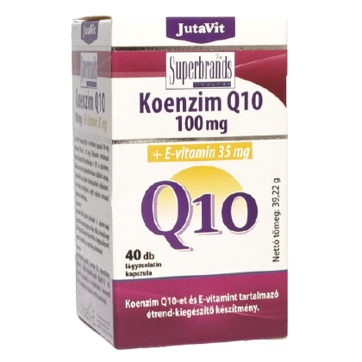 Jutavit Koenzim Q10 100 mg+E-vitamin 35 mg 40 db