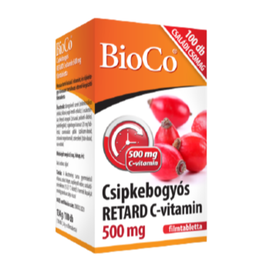 Bioco csipkebogyós retard C-vitamin 500 mg 100 db