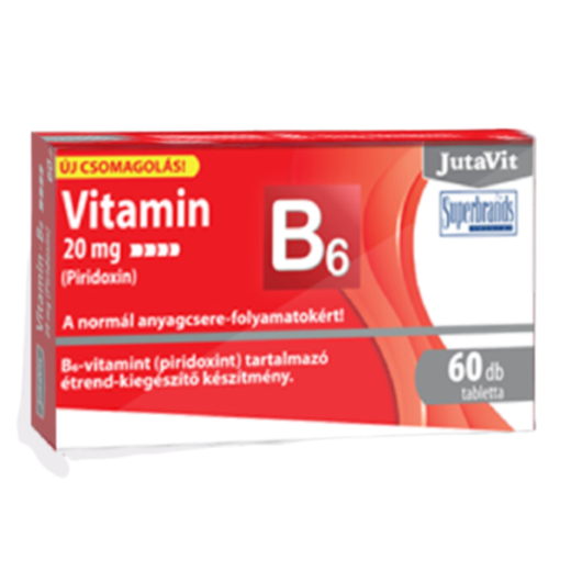 Jutavit B6-vitamin 20mg 60 db