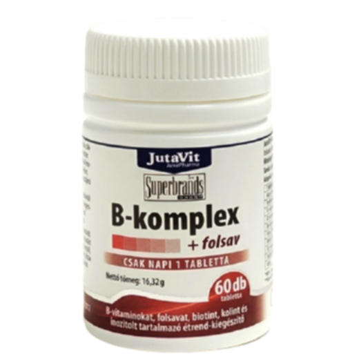 Jutavit B-vitamin komplex+folsav 60 db