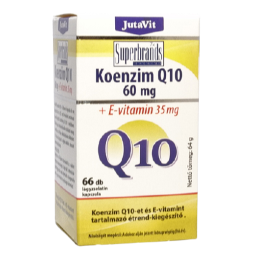 Jutavit Koenzim Q10 60 mg+E-vitamin 35 mg 66 db Jutavit Koenzim Q10 60 mg+E-vitamin 35 mg 66 db