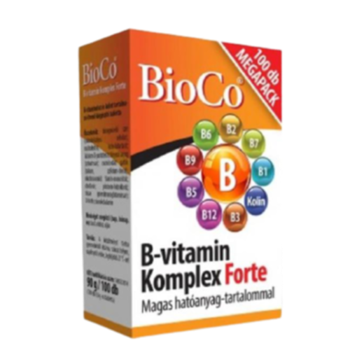 Bioco B-vitamin komplex forte 100 db Bioco B-vitamin komplex forte 100 db
