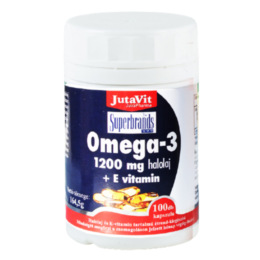 Jutavit Omega-3 Halolaj 1200 mg 100 db