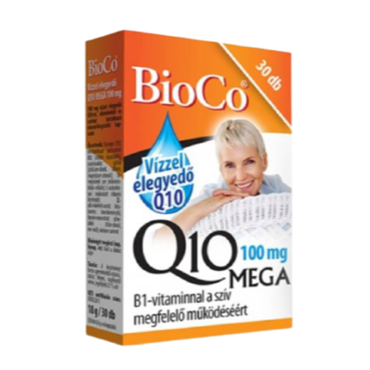 Bioco vízzel elegyedő Q10 100 mg 30 db