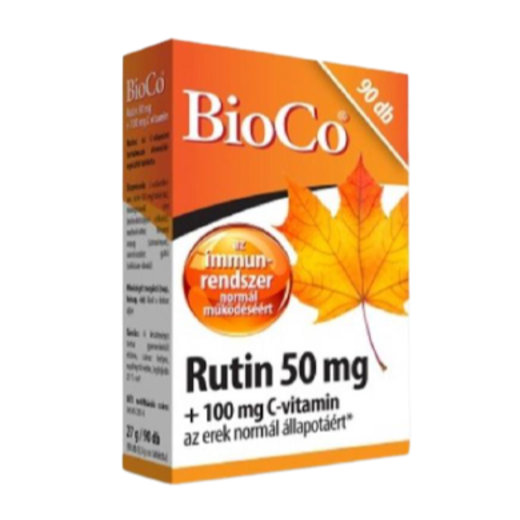 Bioco rutin 50 mg + 100 mg C-vitamin 90 db