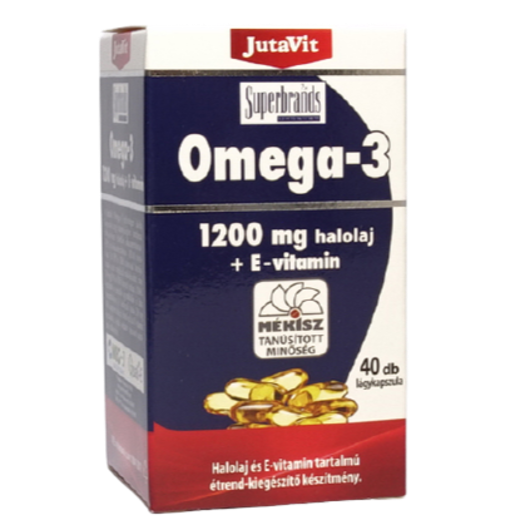 Jutavit Omega-3 Halolaj 1200 mg 40 db